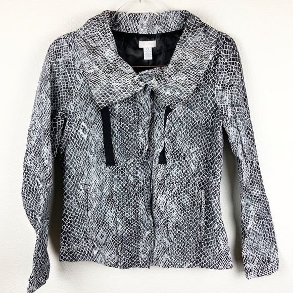 Chico's Jackets & Blazers - Chico’s Size 0 Snake Print Lightweight Jacket